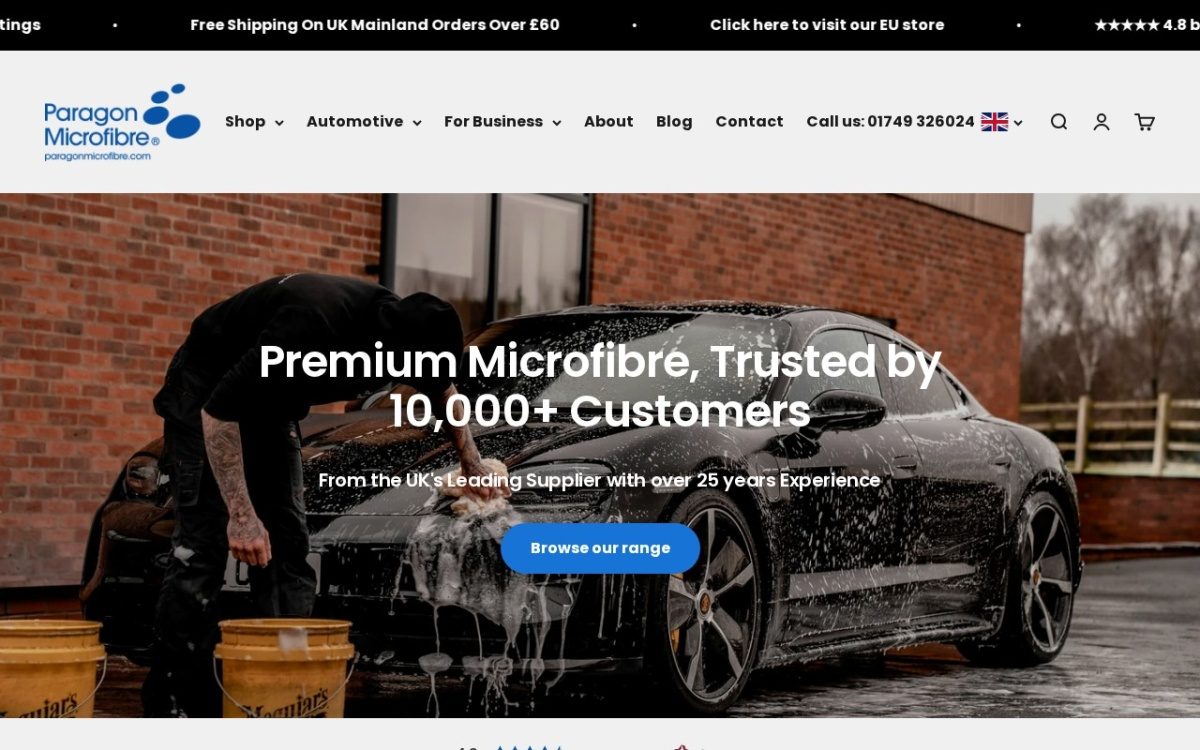 paragonmicrofibre.com